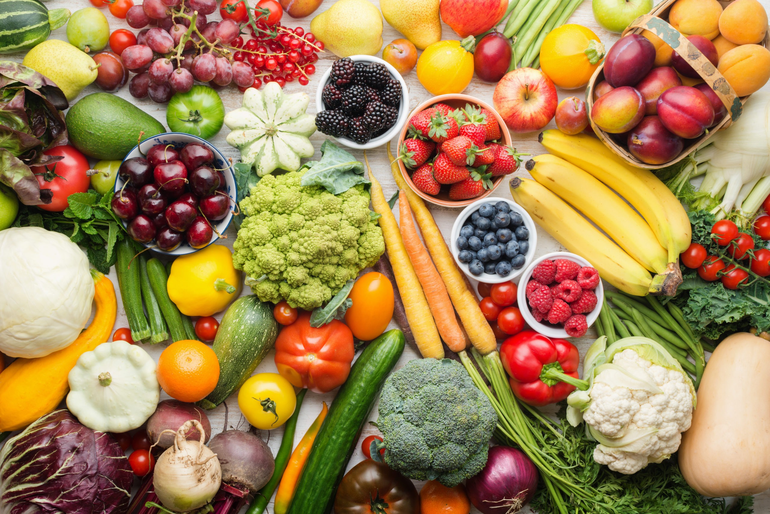 La importancia de incluir frutas y verduras frescas y de temporada